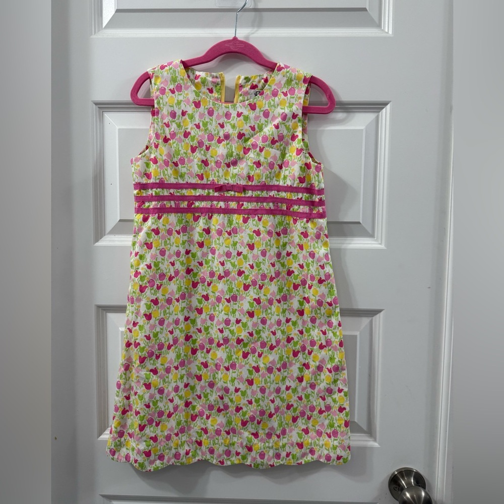 Lilly Pulitzer Pink and Green Floral Dress